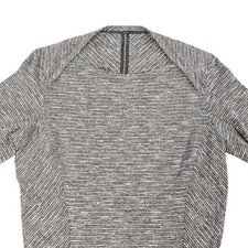 Lululemon Athletica Kanto Catch Me Long Sleeve Top Women Size 6 Heathered Gray