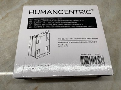 HUMANCENTRIC Adjustable Full Grip Wall Mount 101-2021 - Fits 24''H, 20''L, 3.75''D