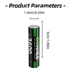 OOHHEE 8 PCS 3600mWh 1.5V AA Rechargeable Lithium Battery — photo 7