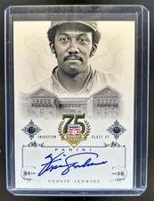 2014 Hall of Fame 75th Year Anniversary Fergie Jenkins Signatures Auto #81
