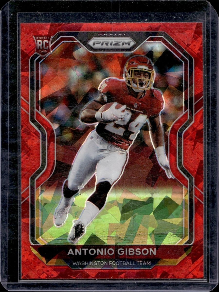 2020 Panini Prizm - Prizm Red Ice #384 Antonio Gibson