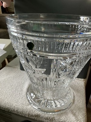 Waterford Crystal Millennium 2000 Footed 5 Toasts Champagne Ice Bucket W Box