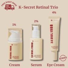 K-Secret Seoul 1988 Retinal Trio Cream Serum Eye Cream Set Anti-Aging K-Beauty