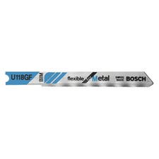 BOSCH U118GF Jig Saw Blade,Metal,PK5 4WZ98