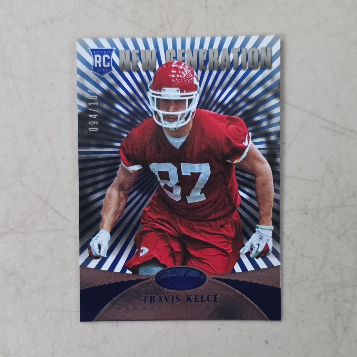 Travis Kelce Panini Certified #292 Base