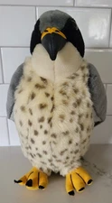 Vintage K & M Peregrine Falcon Plush Stuffed Toy 11" Sound Box Works Used 2003