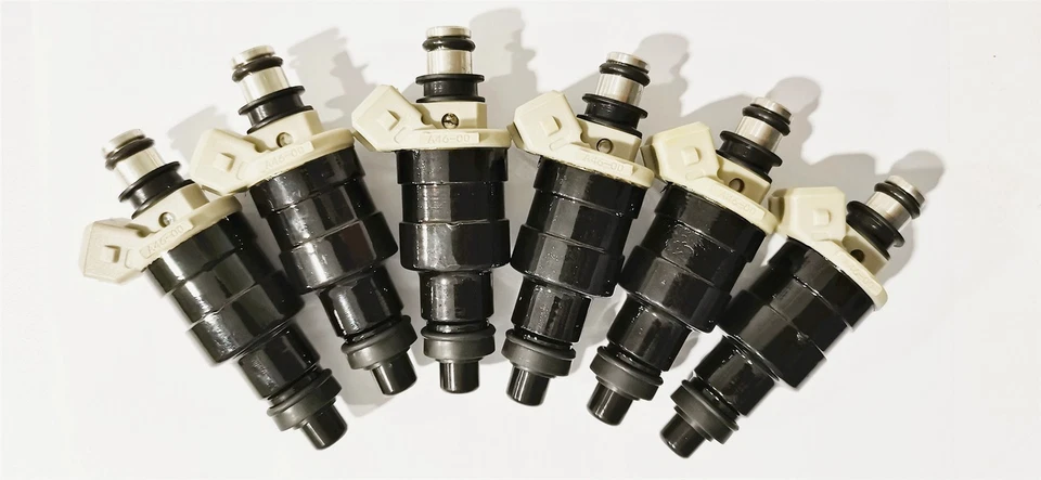 6 X Inyectores de combustible de flujo coincidente para Datsun 280ZX 1981-1983 2,8 L L L6 A46-00 Foto 2 de 2