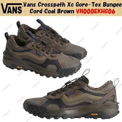 【美中古】VANS Crosspath XC Gore-Tex Vans Crosspath Xc Gore-Tex Bungee Cord Coal Brown VN000EKHG06