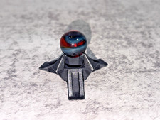 LAWRENCE ALLEY Marble Red Blue Swirl 15.39 mm Vintage Mint Shape Beautiful