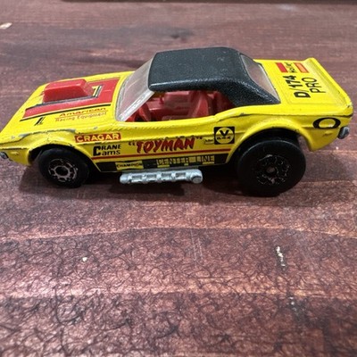 MATCHBOX Superfast DODGE CHALLENGER HOT ROD  Toyman  Yellow - 1975- Red Interior