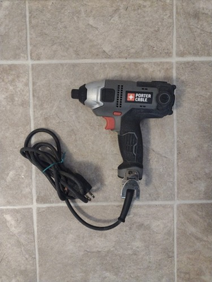 #ad #ad PORTER CABLE 1 4quot; HEX 4.3 AMP IMPACT DRIVER #PCE201 CORDED W Clip $74.99