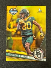 Monaray Baldwin 2023 Bowman Chrome University 1st Yellow Refractor /75