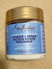 Shea Moisture, Manuka Honey Yogurt, Hydrate + Repair Protein Treatment, New