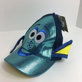 Disney Finding Dory Fish Baseball Hat Cap Blue Toddler Kids Children Shiny New