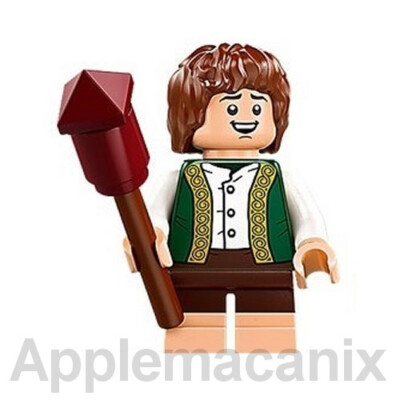 LEGO 10354 PIPPIN Minifigure & Smoke Hair Shire Lord of the Rings Hobbit Pippen