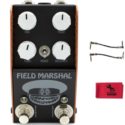 ThorpyFX The Field Marshall (Big Cheese MKII) Fuzz Pedal w/ Patch Cables, Cloth