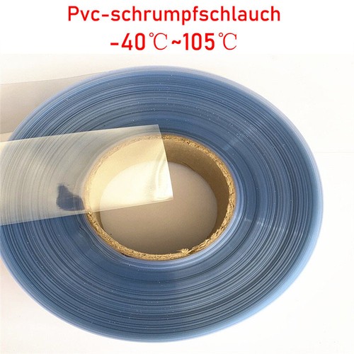 PVC Schrumpfschlauch Flachmaß 7mm - 300mm für Paket RC Batterie Pack transparent - Picture 5 of 12
