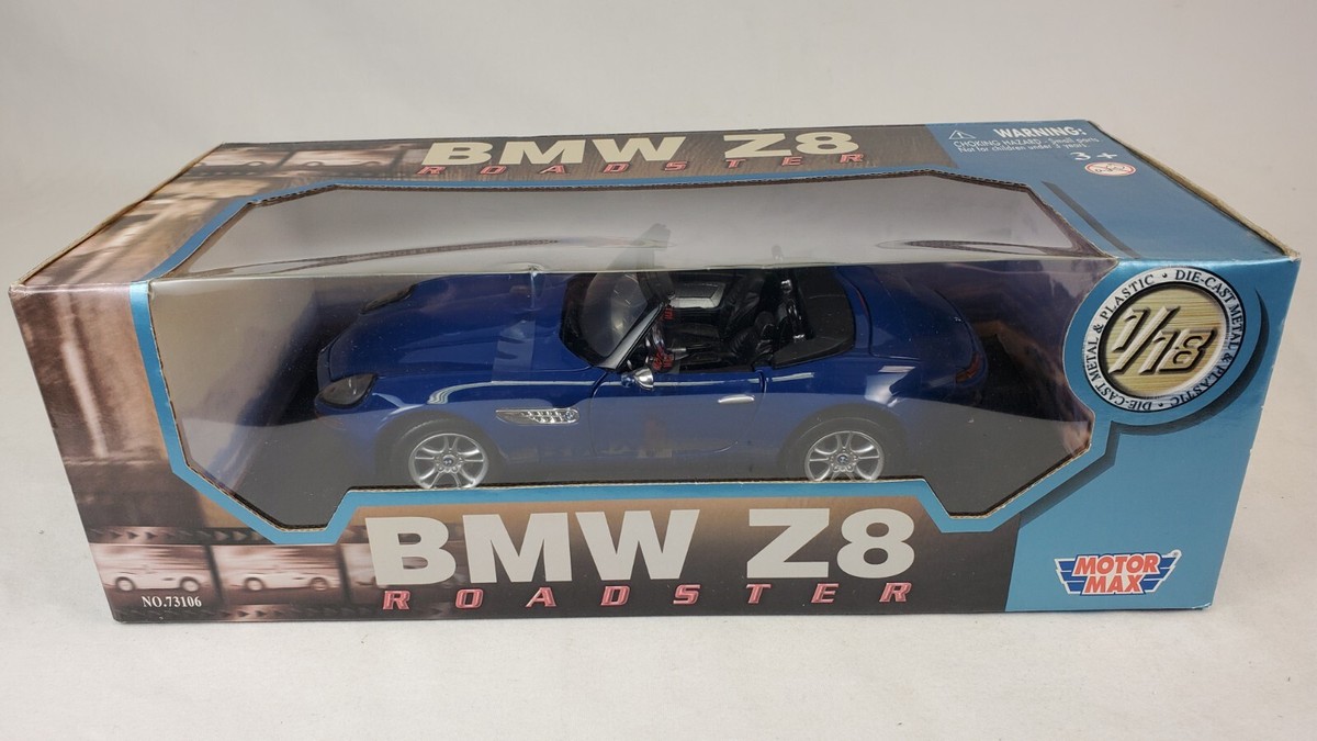 Motor Max #73106 BMW Z8 Roadster 1:18 Scale Diecast Auto Mint With