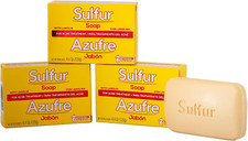 Sulfur Soap, Acne Treatment, Cleaner Bar Soap, Helps You Reduce Oil Excess and A