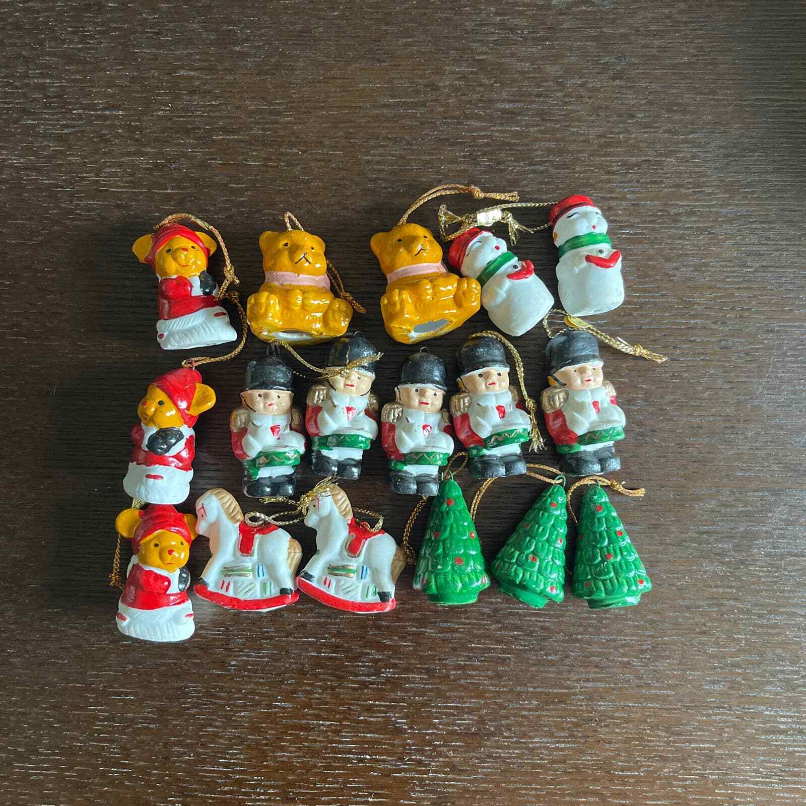 Vintage ceramic Christmas ornaments eBay