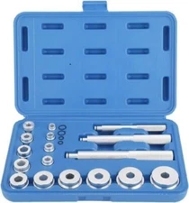 17 Pc Bushing Seal Installer Remover Bearing Race Set Driver Tool Kit Automotive