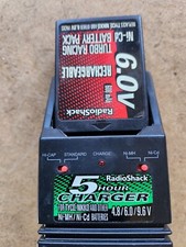 RADIO SHACK 6.0 V NiCD  NiMH 5 HOUR CHARGER MODEL 23-327 With Battery CK 9 