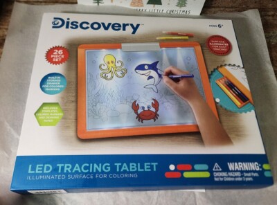 Discovery Kids Discovery Toy Kids Tracing Tablet LED 6+ NEW E4