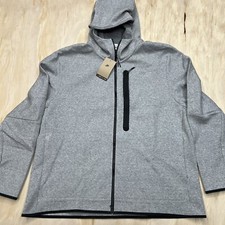 NEW XXL Nike Tech Fleece Reflective Full-Zip Hoodie Grey Heather DD4688-010