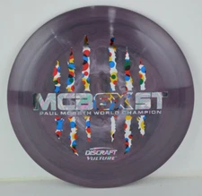⚪️🔴🔵 WONDERBREAD, Discraft Swirly ESP Vulture, 6x CLAW, Paul McBeth, 172g