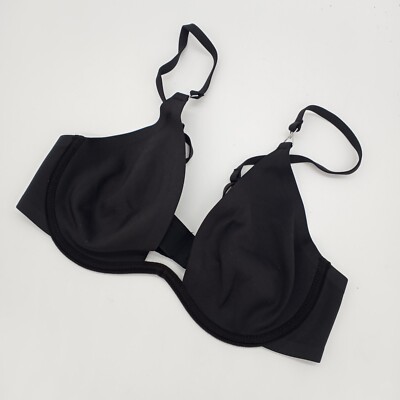 Free People Bra Womens 34A Ari Underwire Neo Bra Black Neoprene Stretch Unpadded
