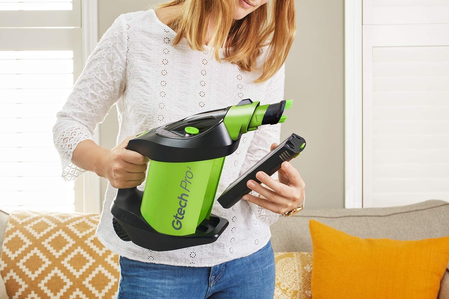 Gtech Pro 2 Cordless Vacuum Cleaner Handheld Bagged hygienic cleaning