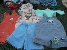 Boys 5 pc Lot One Pc Shorts Overall Romper Polo Carter Healthtex Koala 3-6 mo