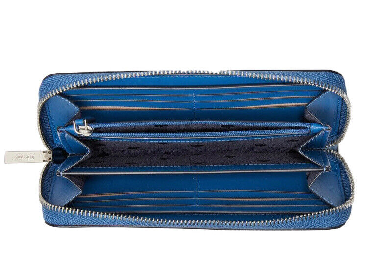 KATE SPADE NEW YORK Large Continental Wallet Penguins Blue
