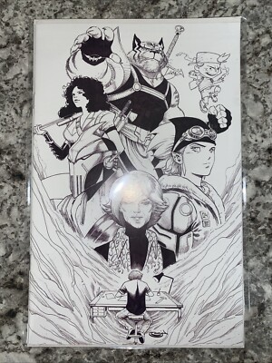 The Plot Holes #1 Comictom101 MMC Sketch Variant by Sajad Shah 1 of 400