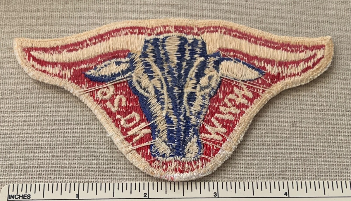 ochsページ Vintage 1960s? BLUE OX LODGE 26 Order of the Arrow FLAP PATCH WWW