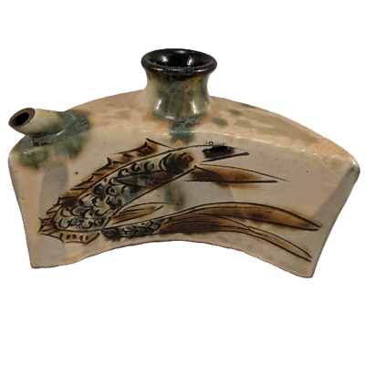 Japanese Okinawan Tsuboya Ceramic Studio Pottery Dachibin Hip