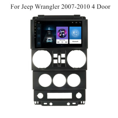 9'' Android 10.1 Autoradio GPS 2+32GB Quad-Core Für Jeep Wrangler 4-Tür 2007-2010