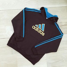 NWT Adidas Hoodie Sweatshirt, Circa 2006, Brown, Boy's M, Matching Pants