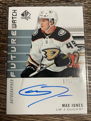 MAX JONES 2019-20 SP Authentic Future Watch Autograph #573/999 