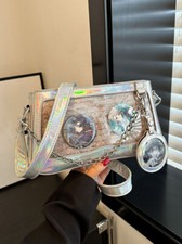 Sweet Japanese Anime Girls Ita Bag Transparent Student Shoulder Messenger Bag