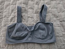 Set Active Sculpt Flex Contour Bra - Gray Size XL EUC