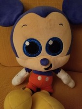 Authentic Disney Parks Merchandise Plush Mickey Mouse 12" Big Sparkle Eyes