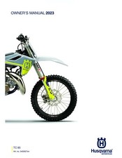 Husqvarna Owners Manual Book Guide 2023 TC 85 19/16 & 2023 TC 85 17/14