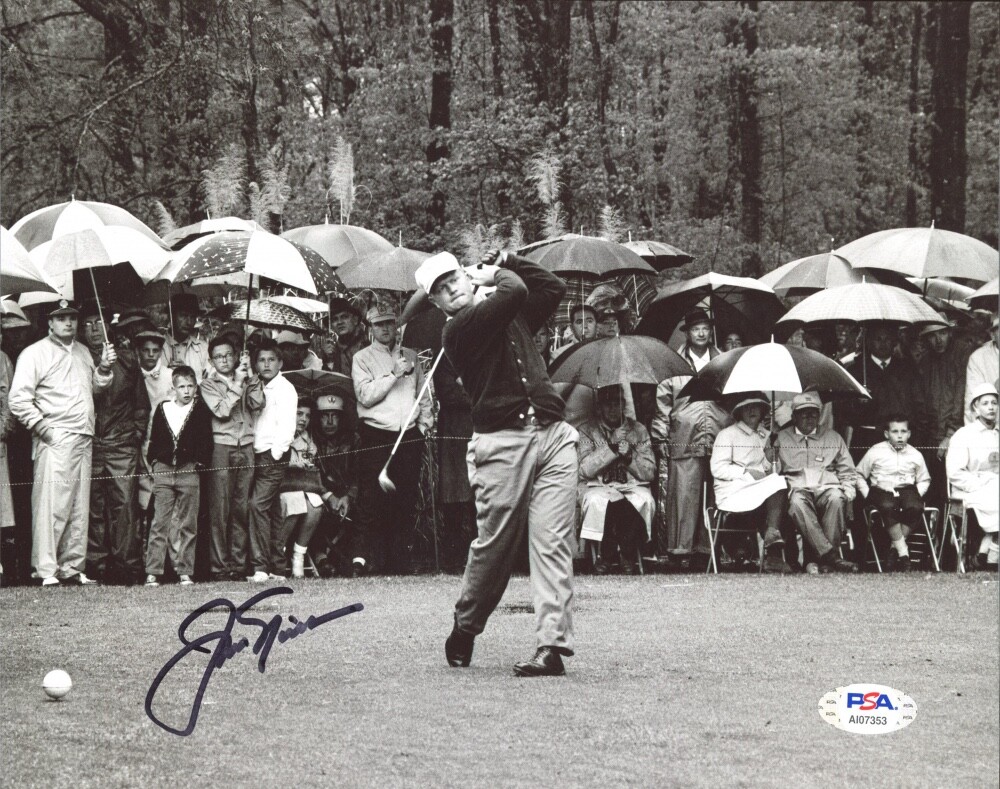 Jack Nicklaus Autographed Signed 8x10 Photo PSA Hologram A2 