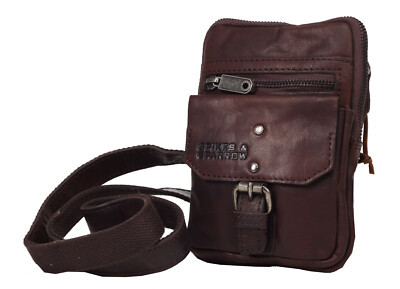 Ledertasche Vintage Ledertasche Spikes & Sparrow espresso R - 987 SA 05 Vintage