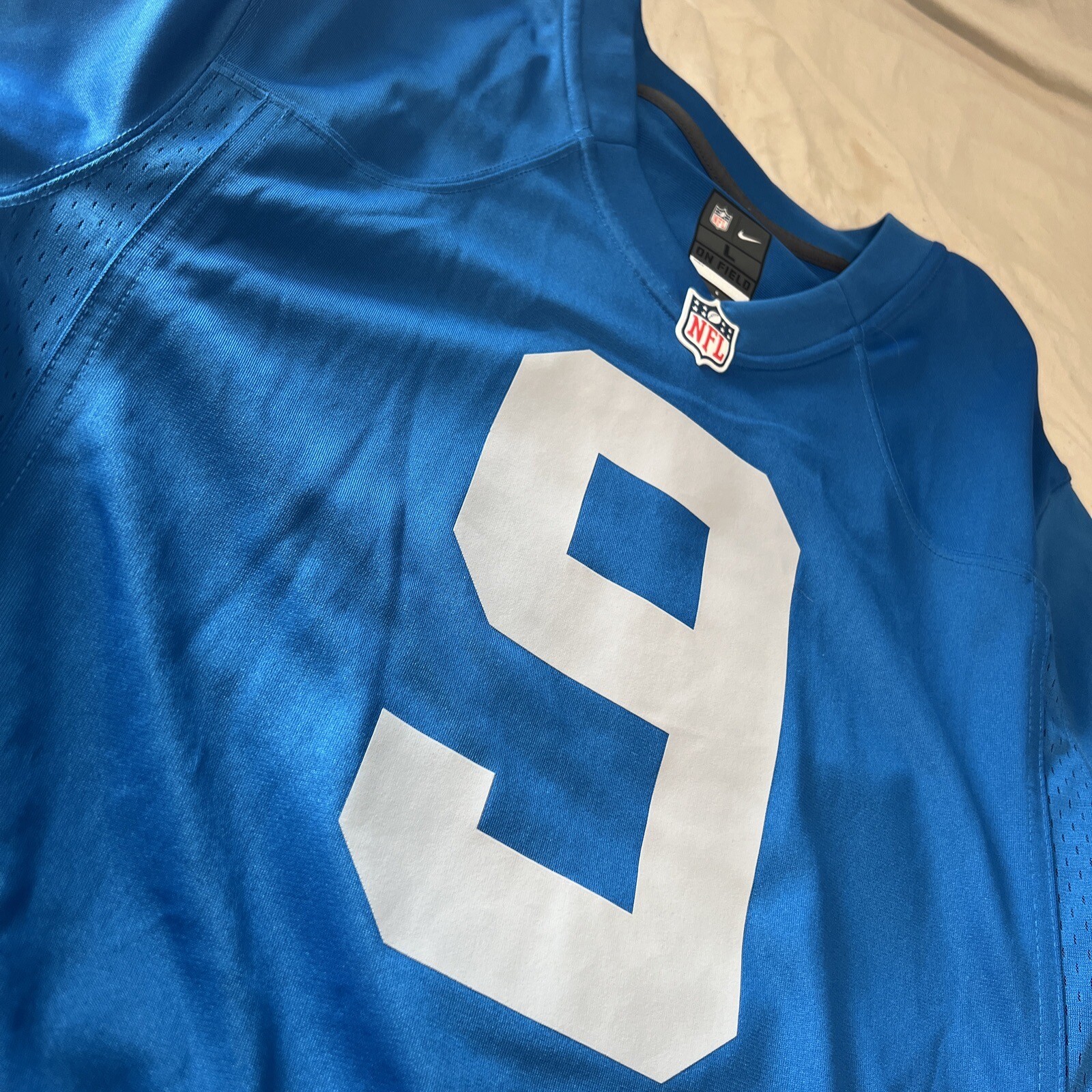 Detroit Lions Matthew Stafford 9 Nike Men’s Size Large Nike Throwback Jersey eBay