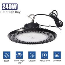 240W LED UFO High Bay Light Industrial Commercial Factory Warehouse Shop Light