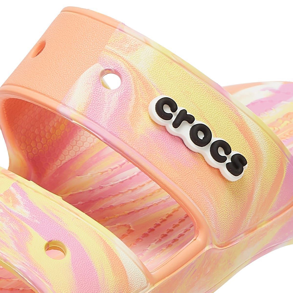 Crocs Clog - Black with Orange-Pink Sunset Gradient Insole Women 8/Men 6 NWT AT3968s5.jpg main image 2