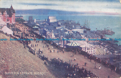 R088720 Dufferin Terrasse. Quebec. The Canadian View Card. Bill Hopkins Sammlung