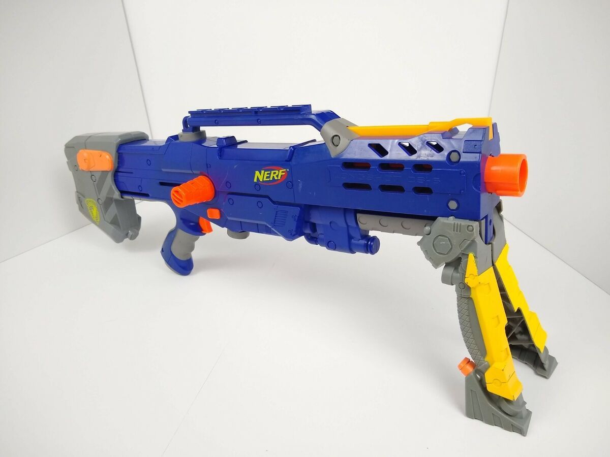  Nerf Longshot CS-6 Blue - Rare Discontinued Model : Toys & Games